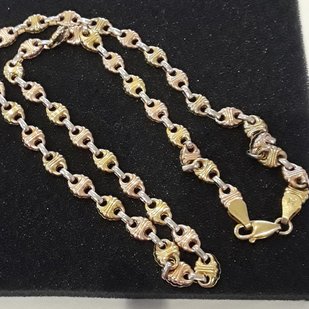 Tricolor, milor 925 necklace.